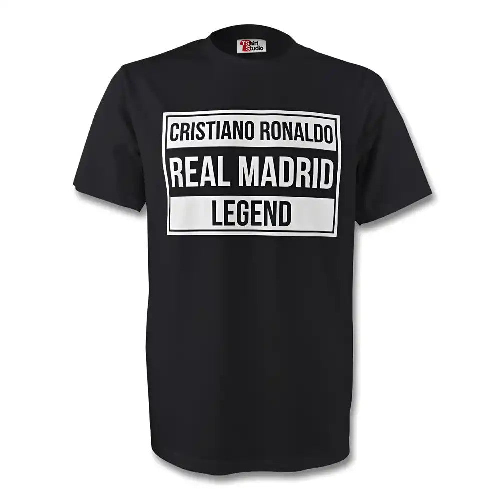 Cristiano Ronaldo Real Madrid Legend Tee (black) - Kids_0