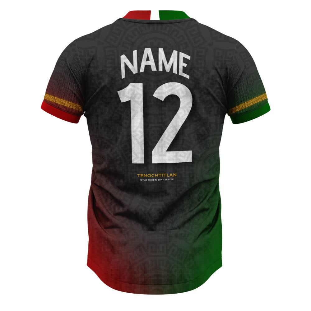 Mexico Aguila Supporter Jersey (Black) Kids Short Sleeve_1