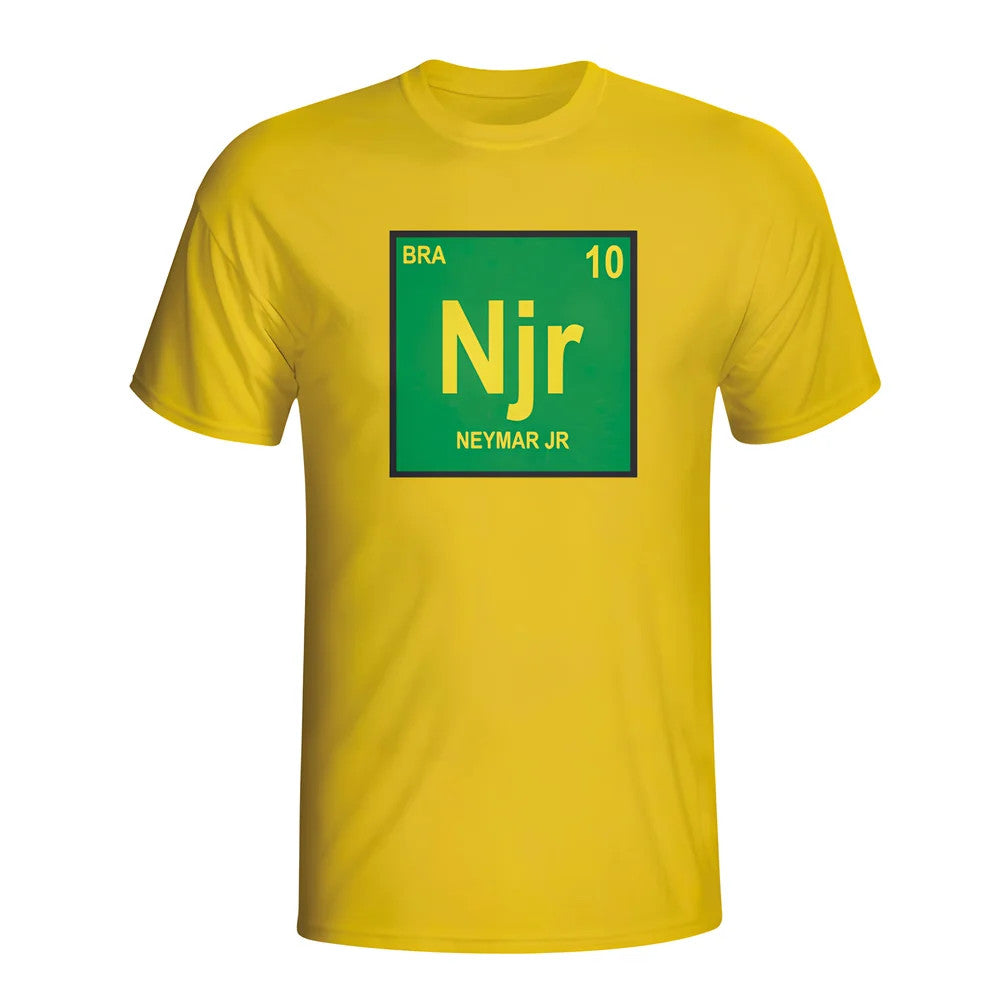 Neymar Brazil Periodic Table T-shirt (yellow) - Kids_1