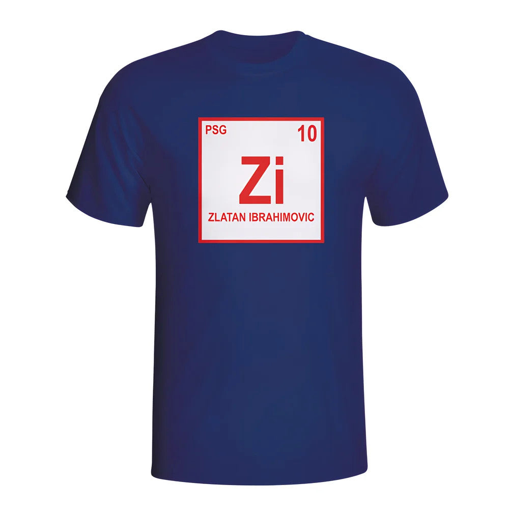 Zlatan Ibrahimovic Psg Periodic Table T-shirt (navy) - Kids_1