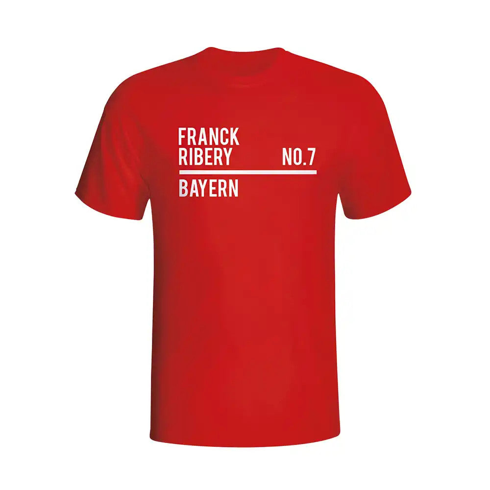 Franck Ribery Bayern Munich Squad T-shirt (red) - Kids_0