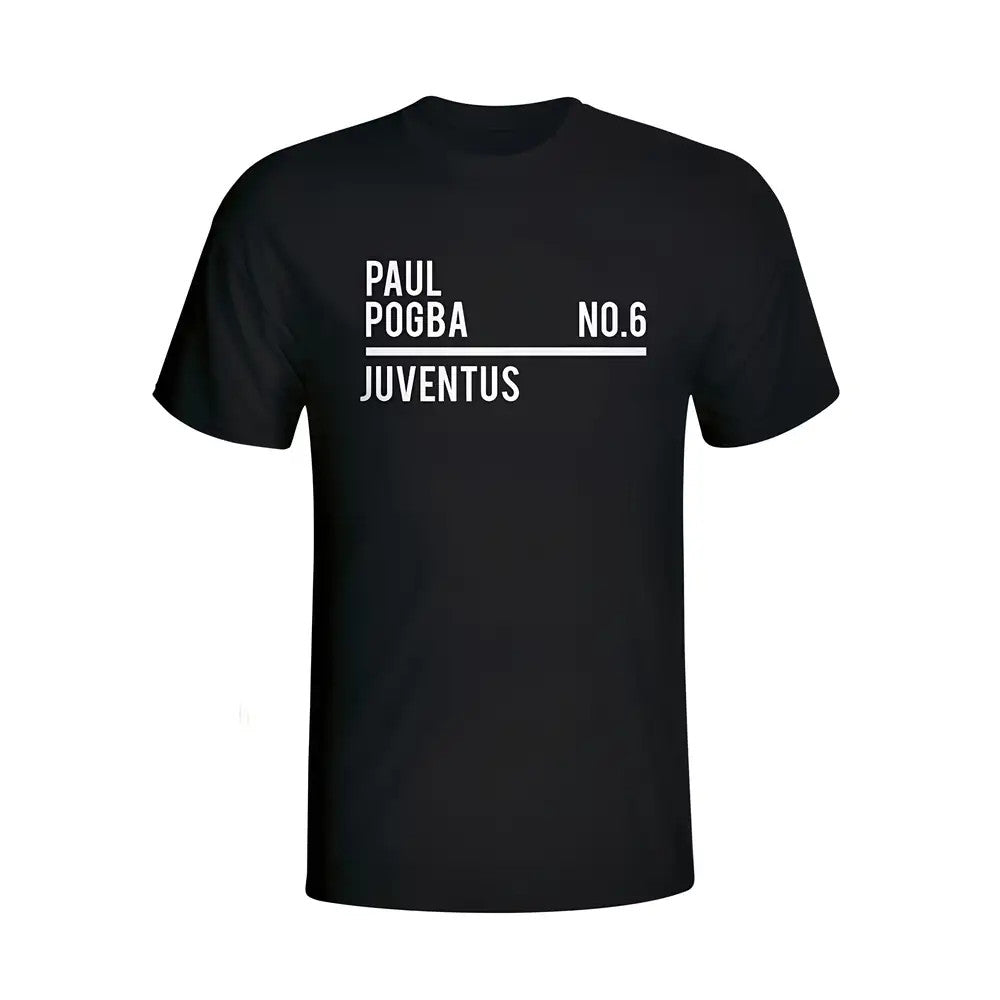 Paul Pogba Juventus Squad T-shirt (black) - Kids_0