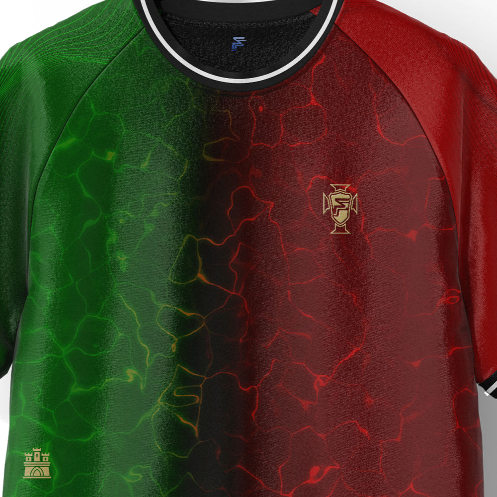 Portugal Lusitanos Home Supporter Jersey Adult Short Sleeve (Pauleta 9)_4