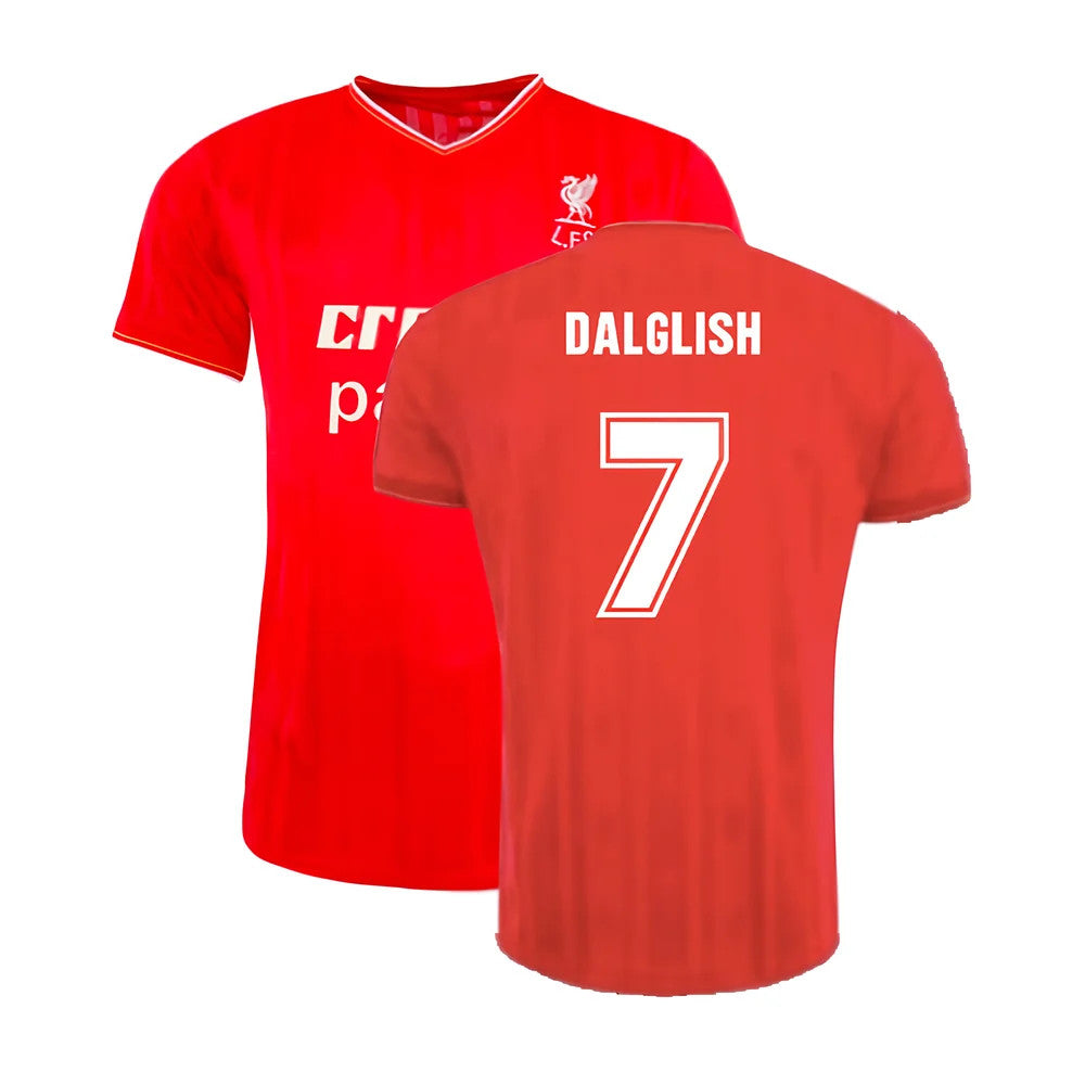 1986 Liverpool Crown Paints Home Shirt (DALGLISH 7)_0