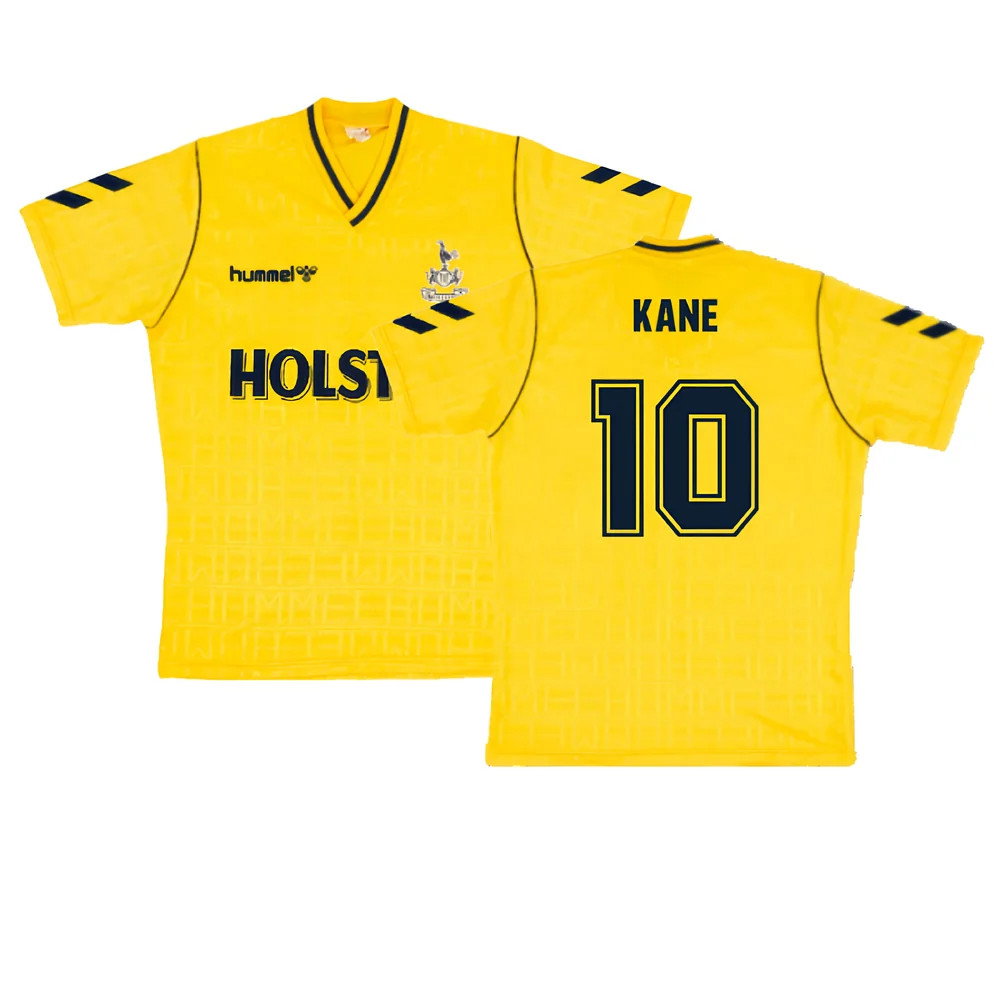 1988 Tottenham Away Hummel Retro Shirt (Kane 10)_0