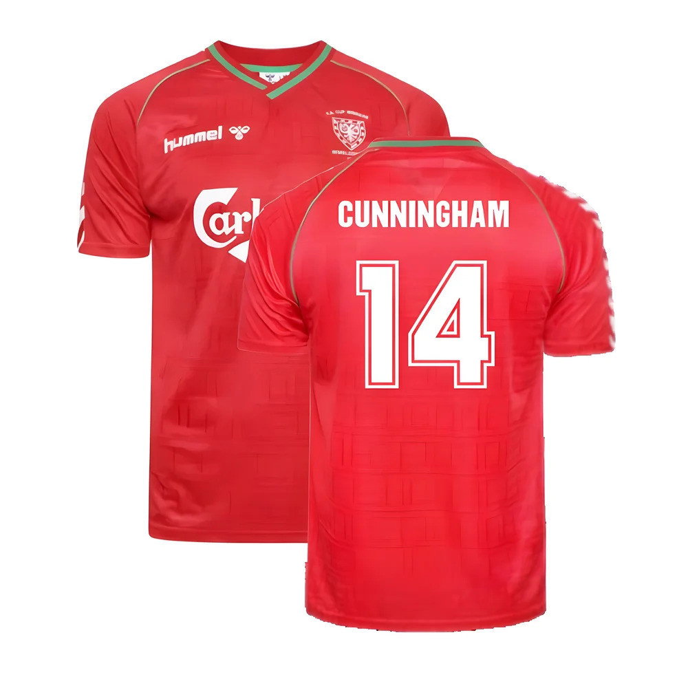 1988 Wimbledon Hummel Retro Away Shirt (Cunningham 14)_0