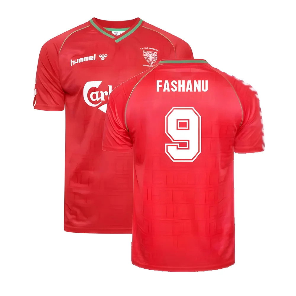 1988 Wimbledon Hummel Retro Away Shirt (Fashanu 9)_0