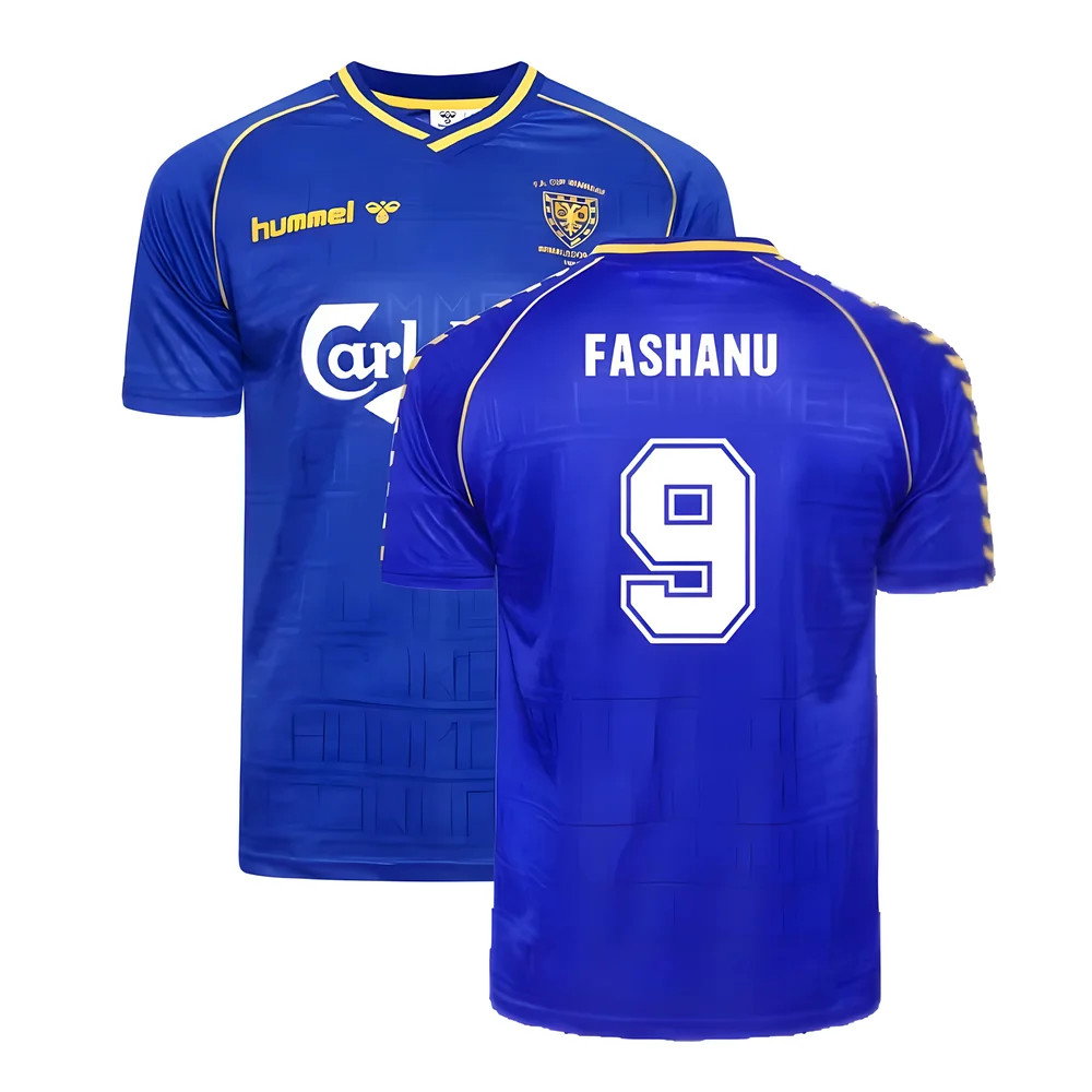 1988 Wimbledon Hummel Retro Home Shirt (Fashanu 9)_0