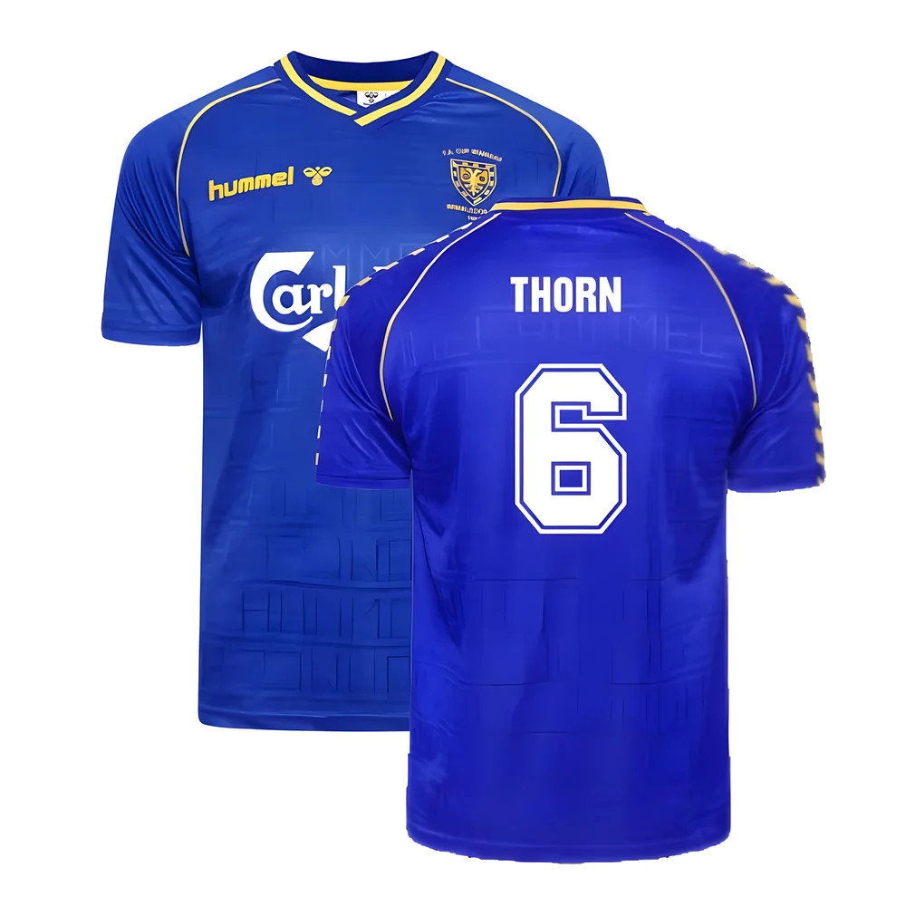 1988 Wimbledon Hummel Retro Home Shirt (Thorn 6)_0