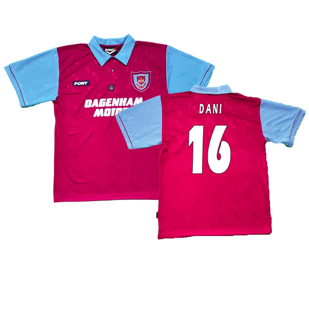 1995-1996 West Ham Centenary Pony Home Shirt (Dani 16)_0