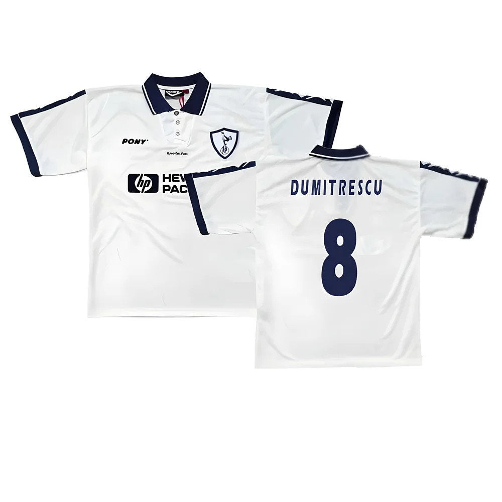 1995-1997 Tottenham Home Pony Shirt (Dumitrescu 8)_0