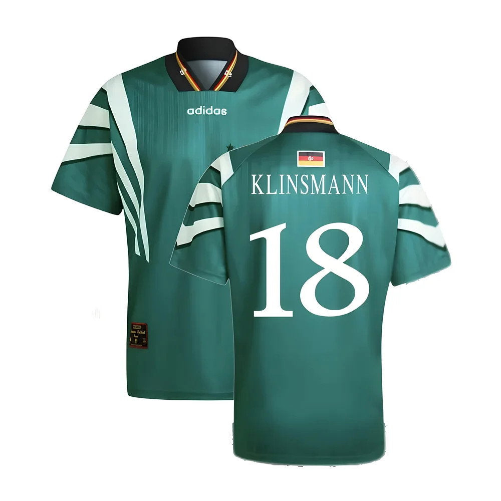 1996 Germany Euro 96 Away Shirt (Klinsmann 18)_0
