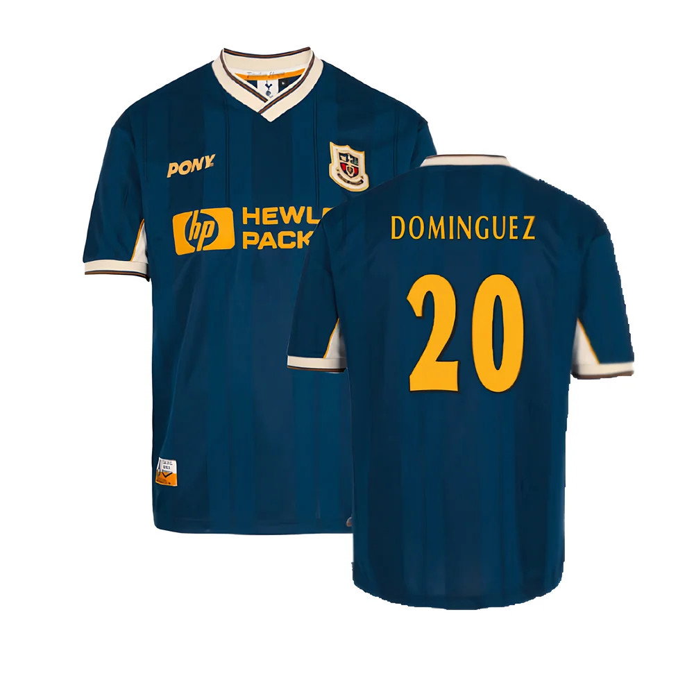 1997-1999 Tottenham Away Pony Reissue Shirt (Dominguez 20)_0