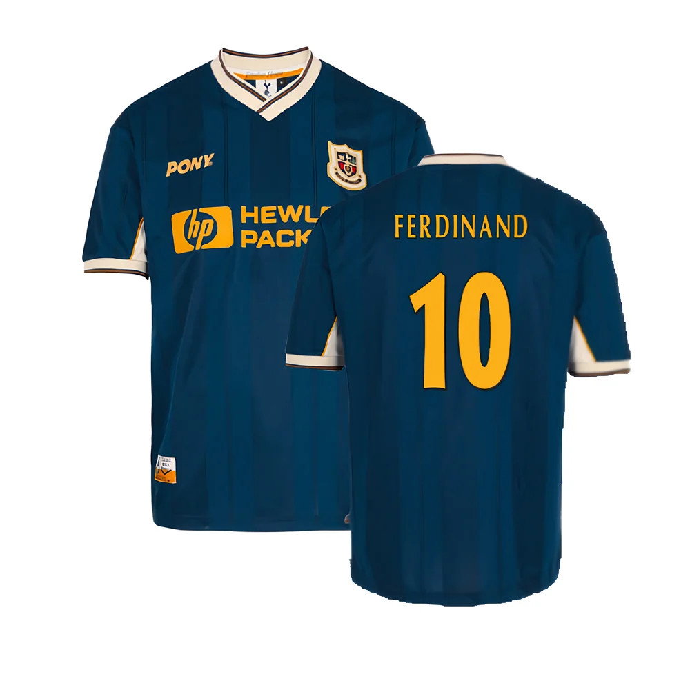 1997-1999 Tottenham Away Pony Reissue Shirt (Ferdinand 10)_0