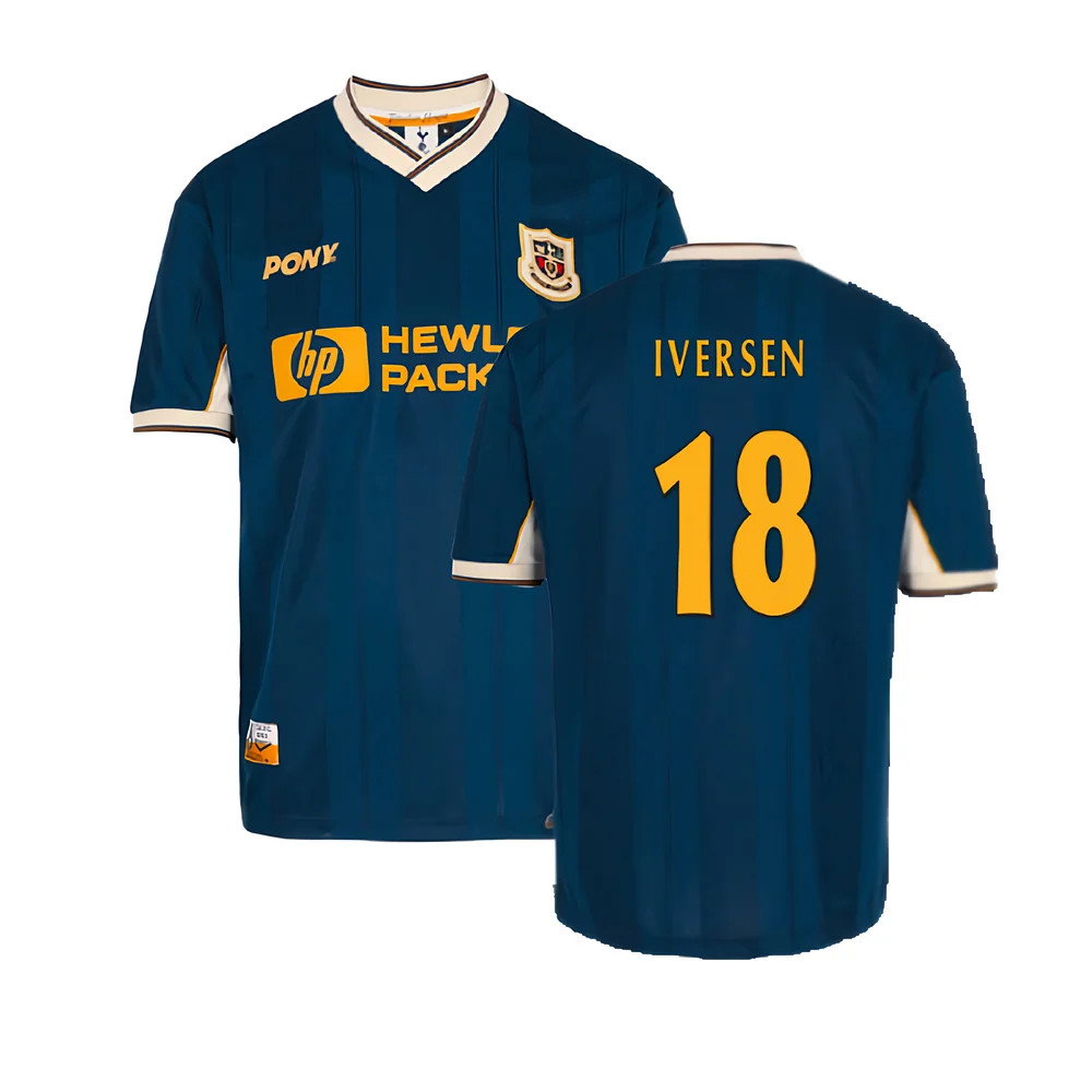 1997-1999 Tottenham Away Pony Reissue Shirt (Iversen 18)_0