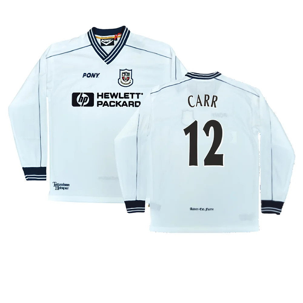 1997-1999 Tottenham Home LS Pony Retro Shirt (Carr 12)_0