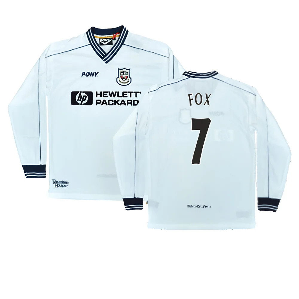1997-1999 Tottenham Home LS Pony Retro Shirt (Fox 7)_0