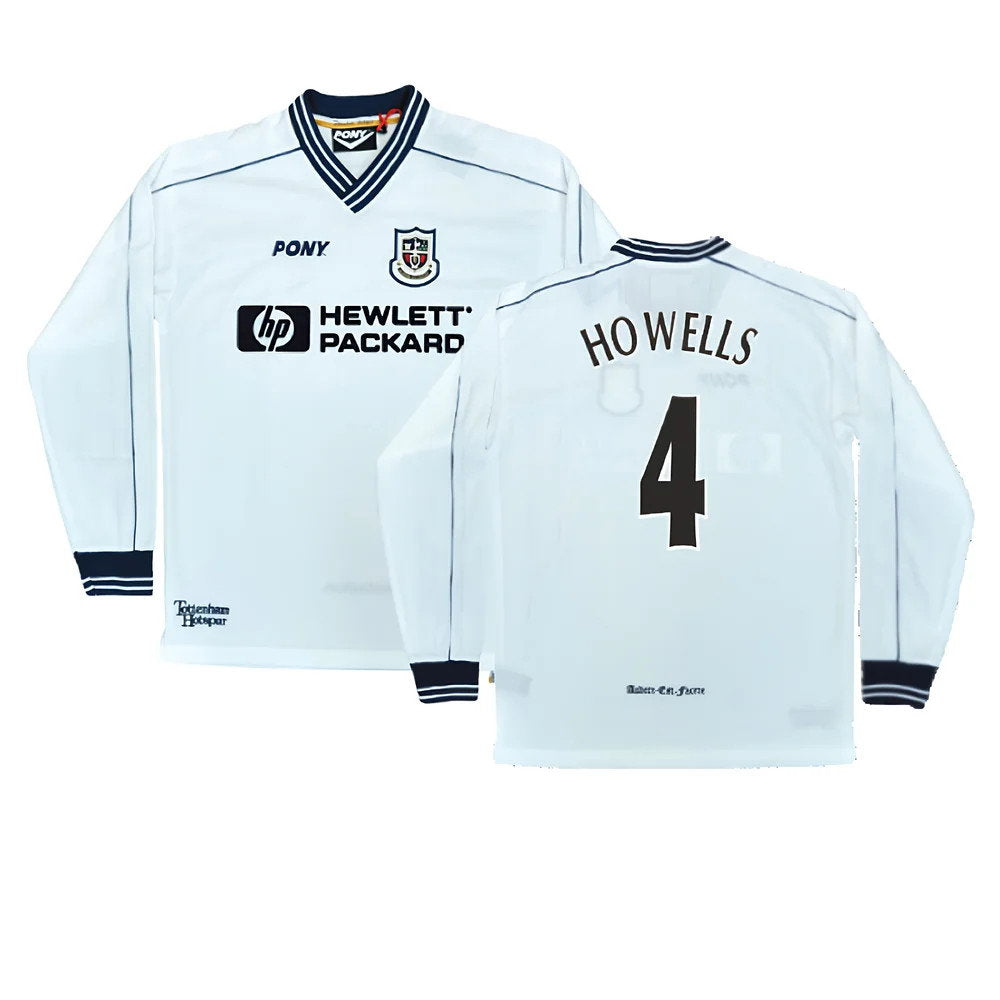 1997-1999 Tottenham Home LS Pony Retro Shirt (Howells 4)_0