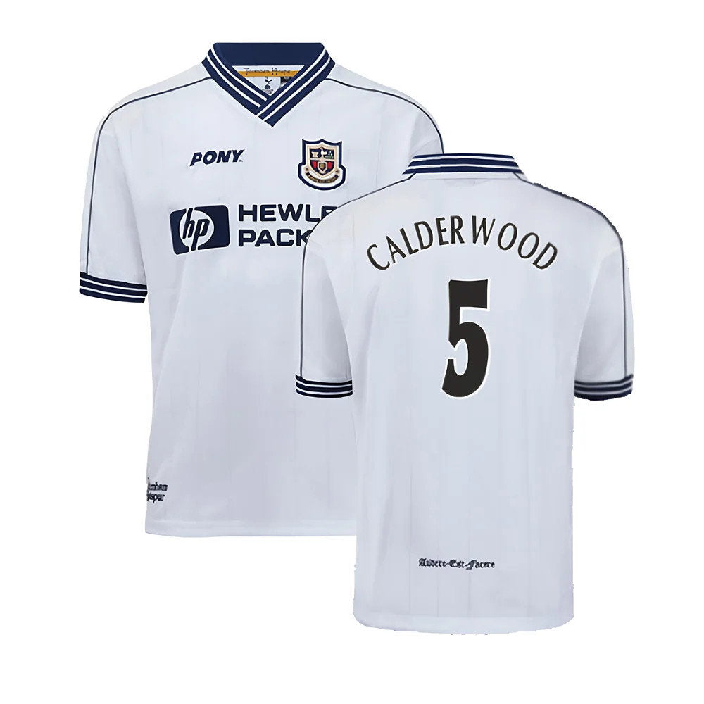 1997-1999 Tottenham Home Pony Retro Shirt (Calderwood 5)_0