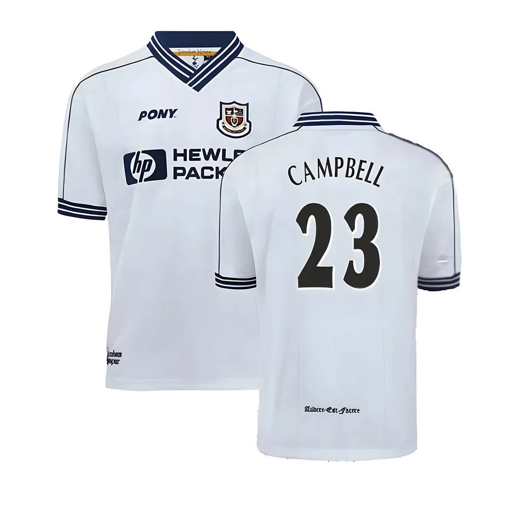 1997-1999 Tottenham Home Pony Retro Shirt (Campbell 23)_0