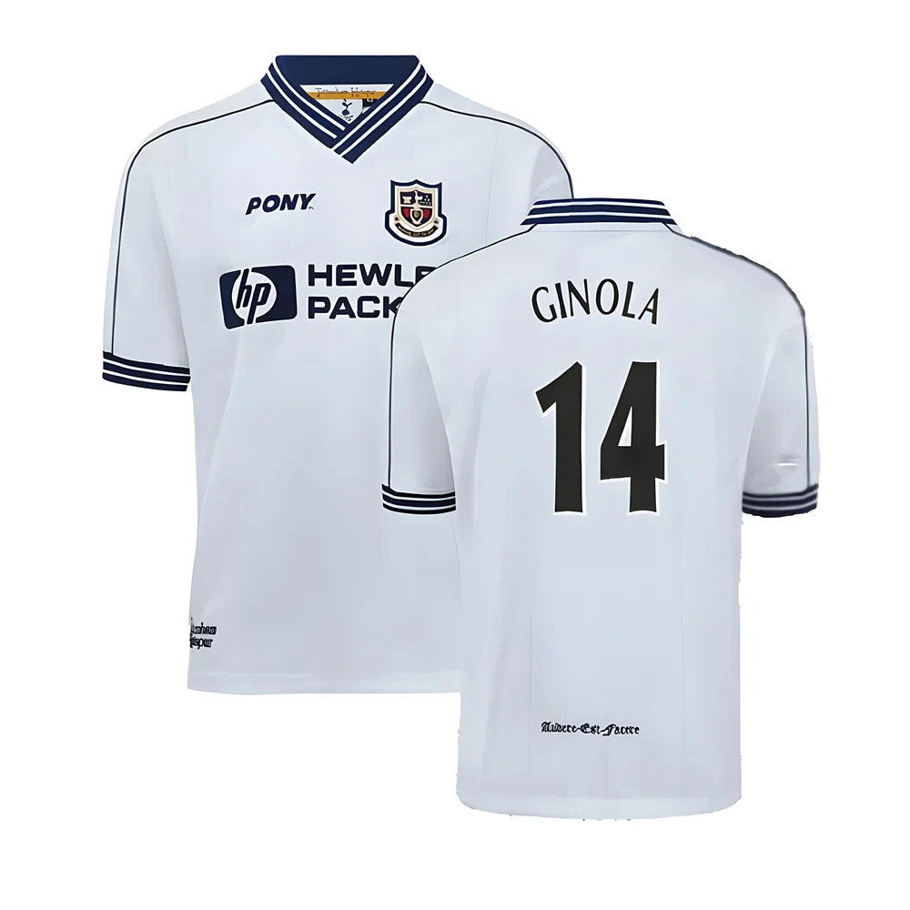 1997-1999 Tottenham Home Pony Retro Shirt (Ginola 14)_0