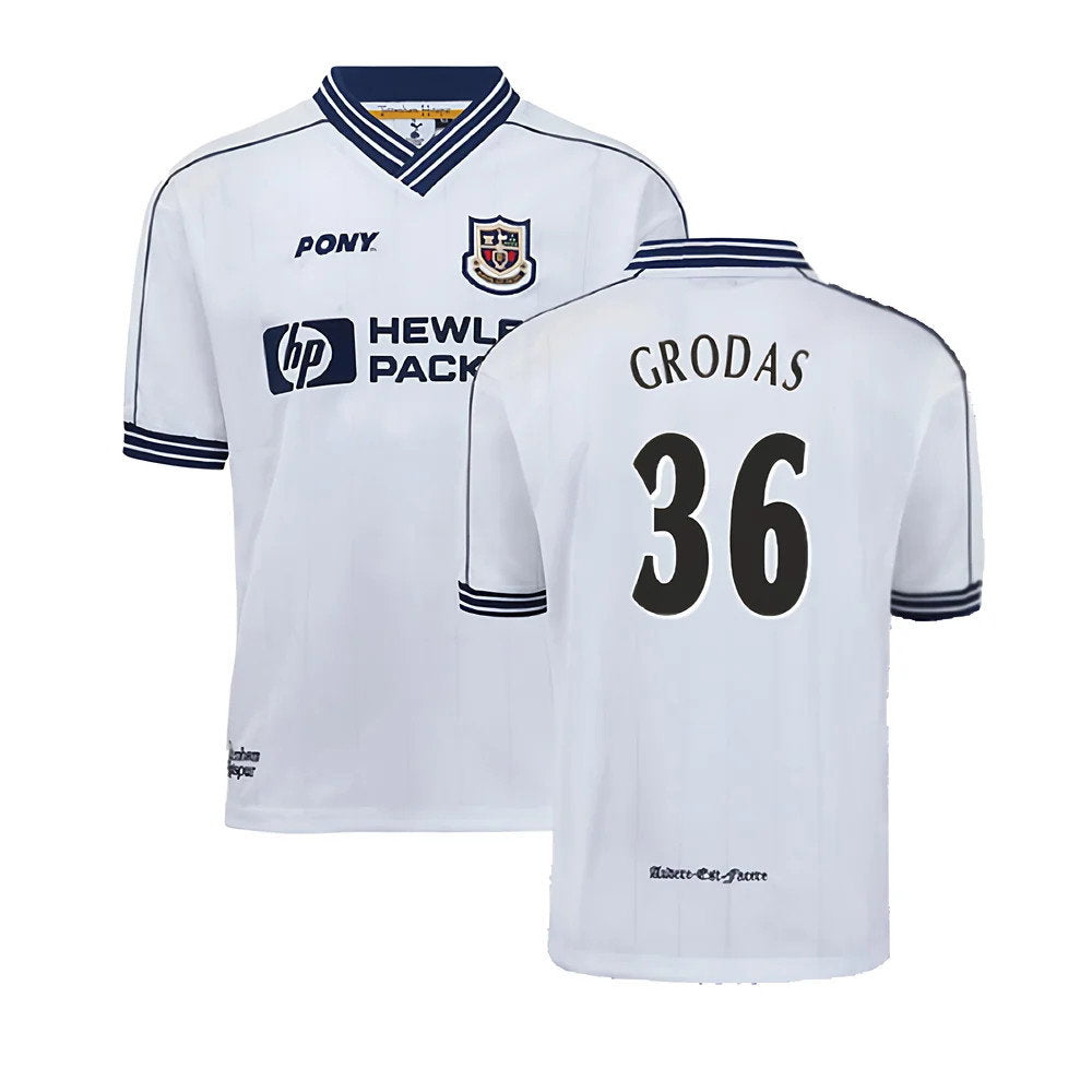 1997-1999 Tottenham Home Pony Retro Shirt (Grodas 36)_0