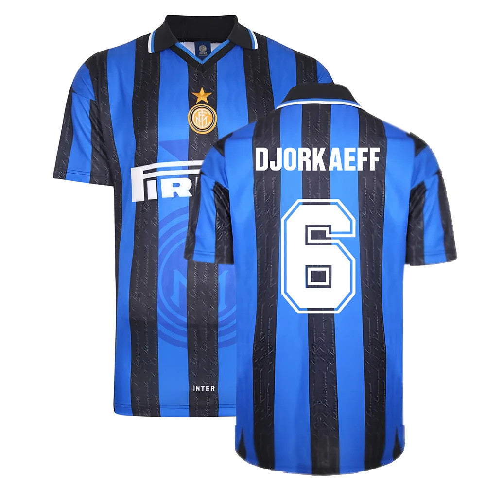 1998 Inter Milan Score Draw Home Shirt (Djorkaeff 6)_0