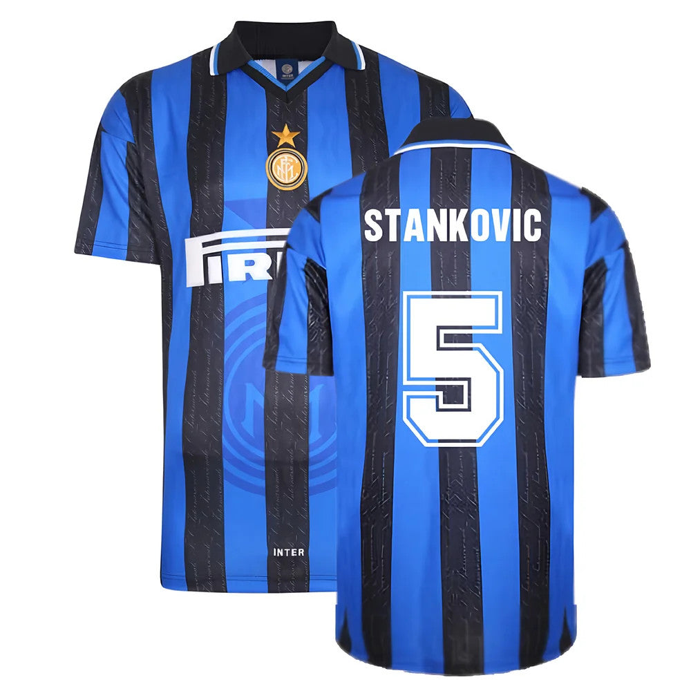 1998 Inter Milan Score Draw Home Shirt (STANKOVIC 5)_0