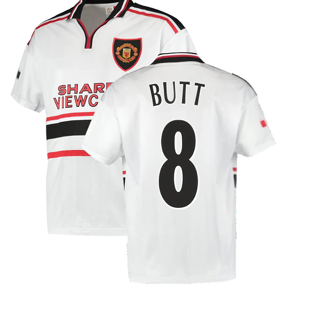 1999 Manchester United Away Football Shirt (BUTT 8)_0