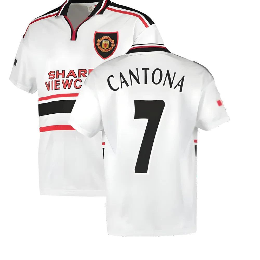 1999 Manchester United Away Football Shirt (CANTONA 7)_0