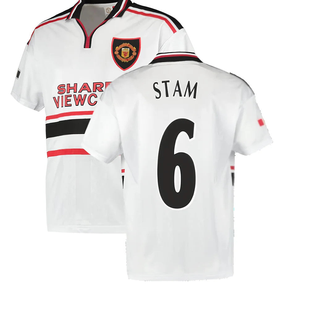 1999 Manchester United Away Football Shirt (Stam 6)_0