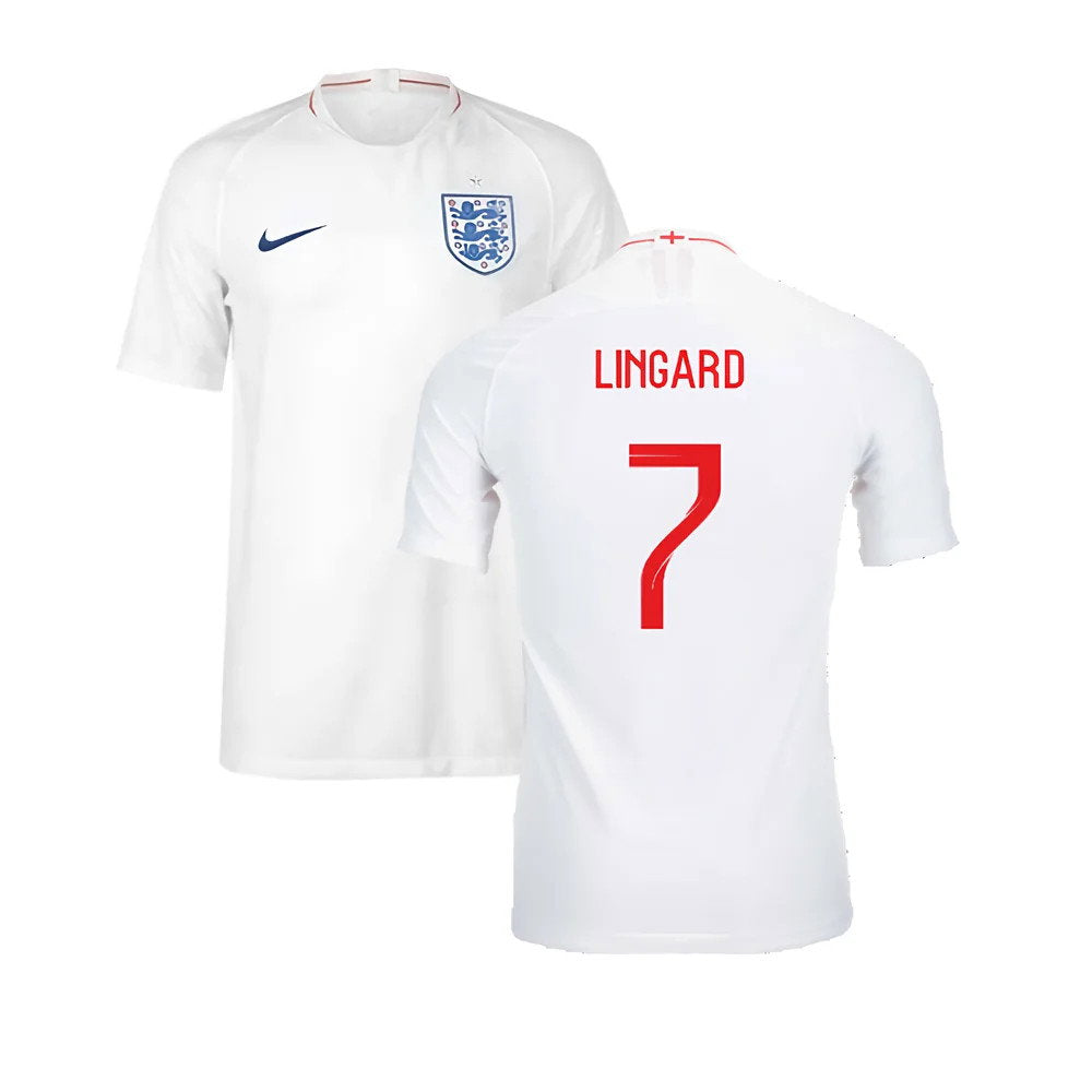 2018-2019 England Authentic Home Shirt (Lingard 7)_0