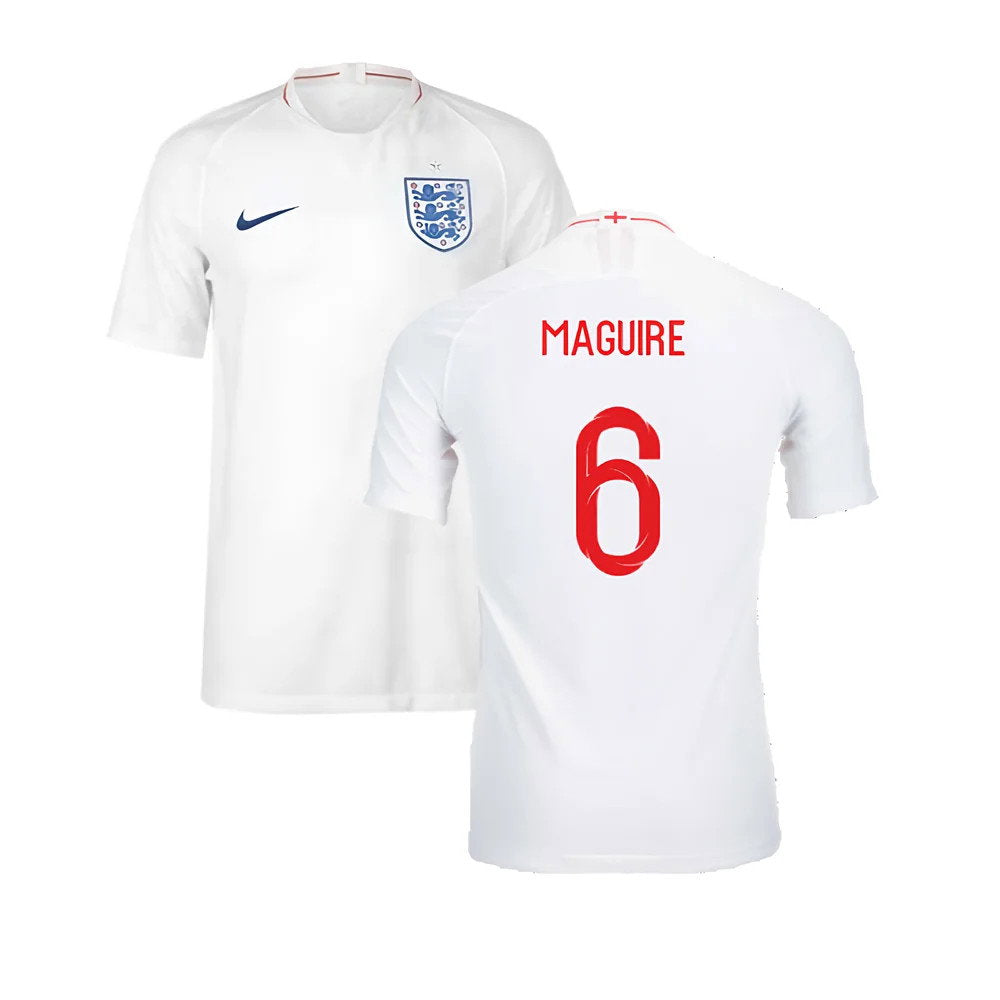 2018-2019 England Authentic Home Shirt (Maguire 6)_0