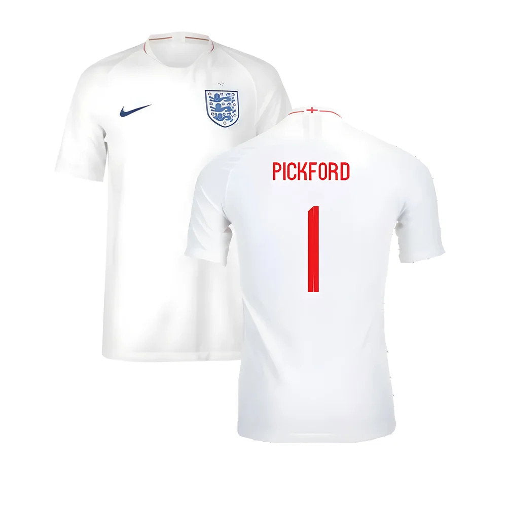 2018-2019 England Authentic Home Shirt (Pickford 1)_0