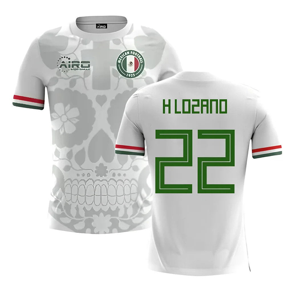 2025-2026 Mexico Away Concept Football Shirt (H.Lozano 22)_0