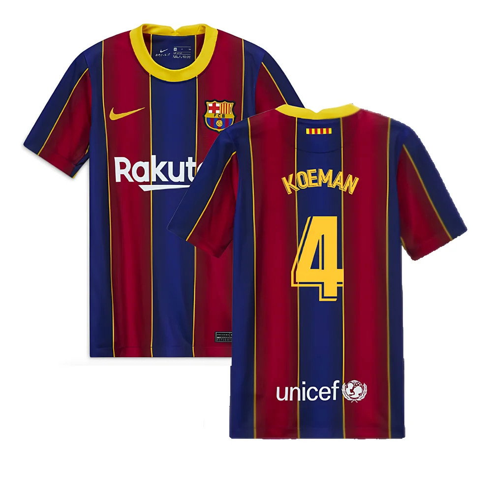 2020-2021 Barcelona Home Jersey (Kids) (KOEMAN 4)_0