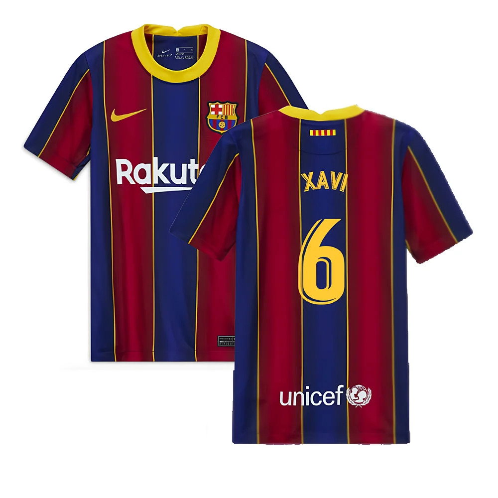 2020-2021 Barcelona Home Jersey (Kids) (XAVI 6)_0