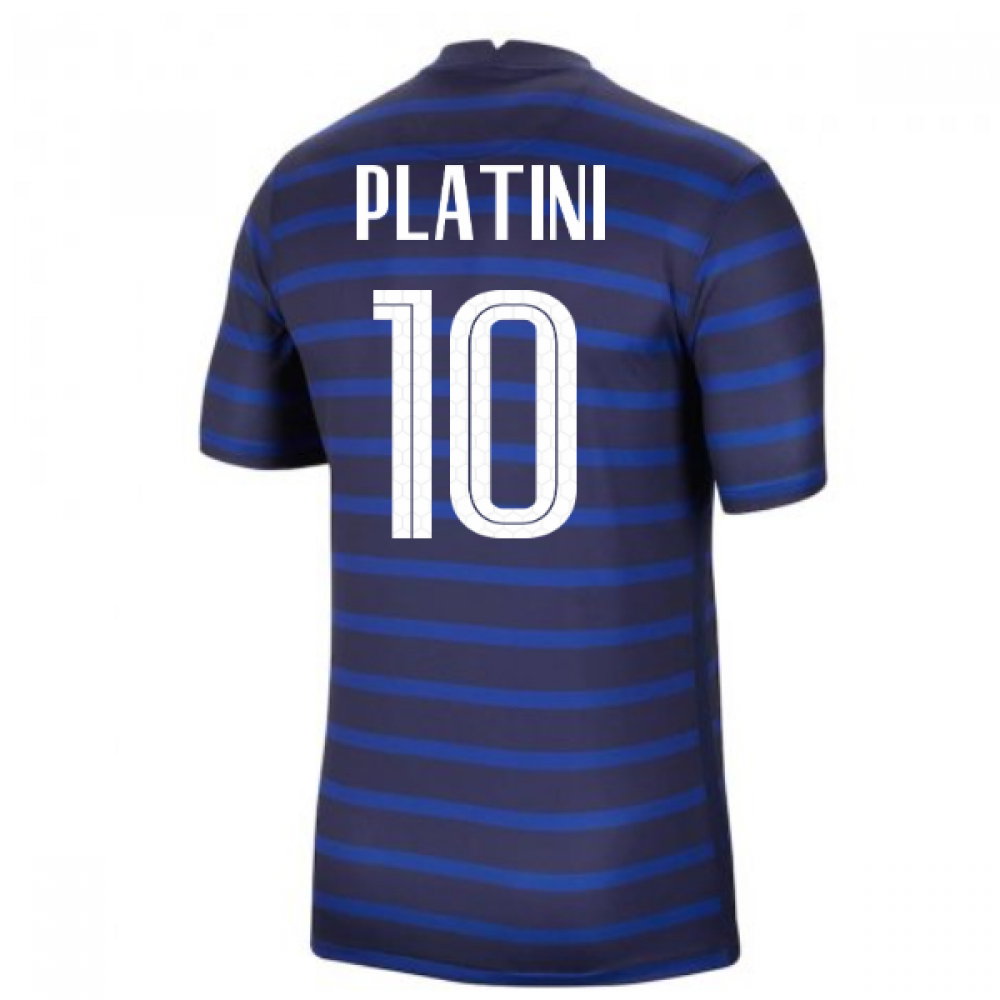 2020-2021 France Home Nike Football Shirt (PLATINI 10)_0