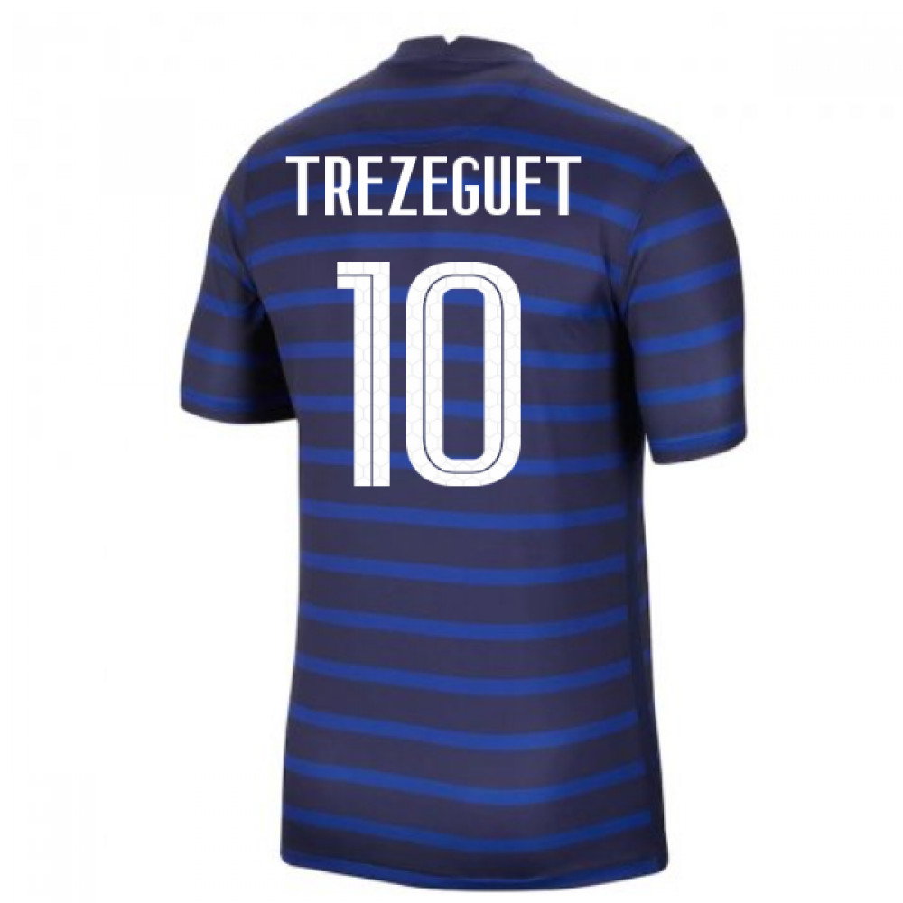 2020-2021 France Home Nike Football Shirt (TREZEGUET 10)_0