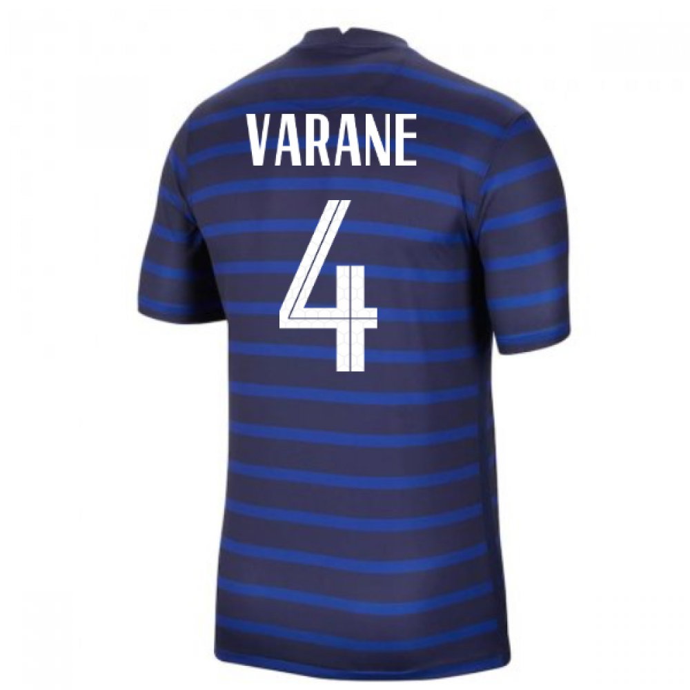 2020-2021 France Home Nike Football Shirt (VARANE 4)_0