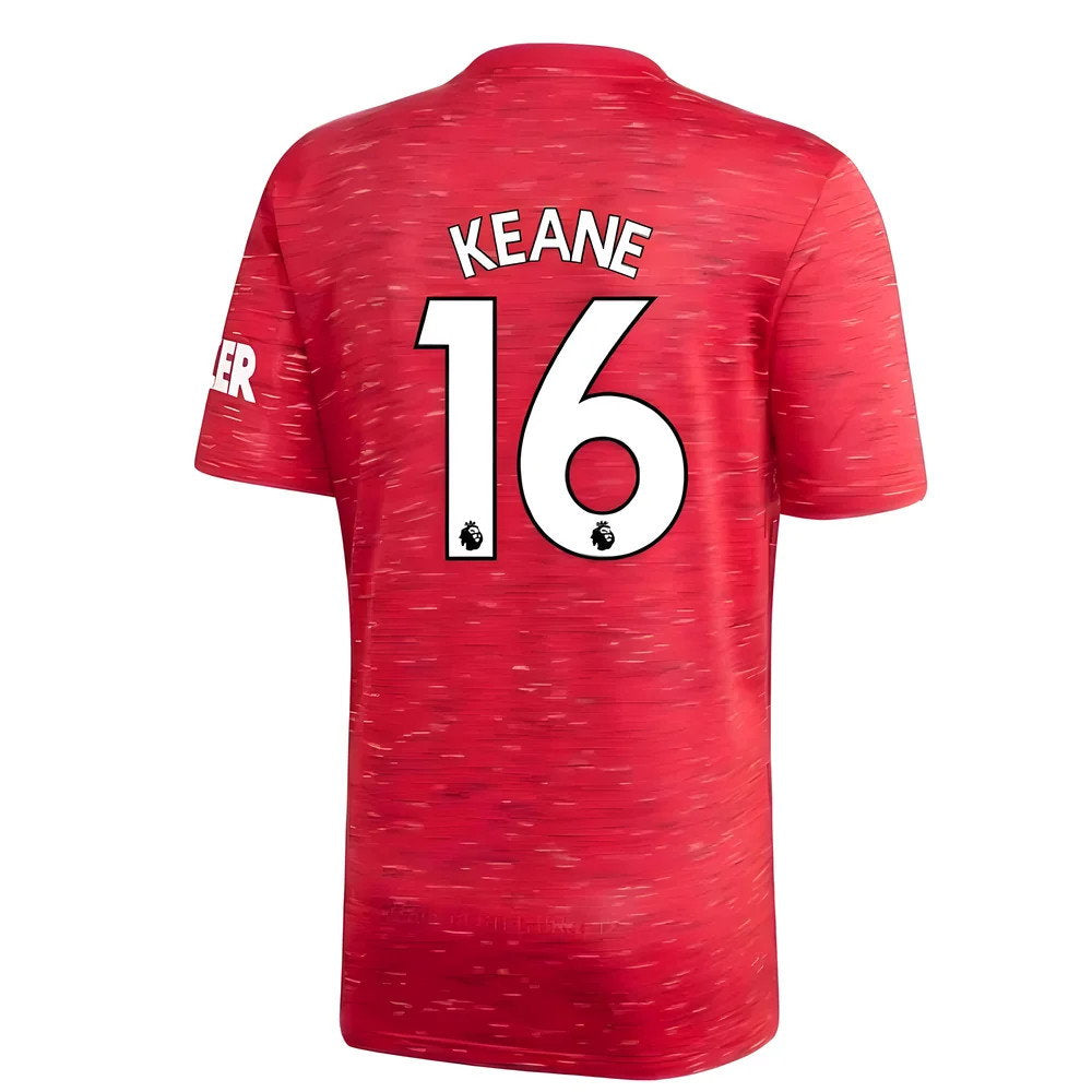 2020-2021 Man Utd Adidas Home Football Shirt (KEANE 16)_0