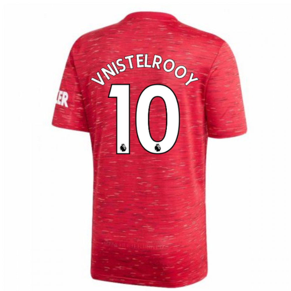 2020-2021 Man Utd Adidas Home Football Shirt (Kids) (V.NISTELROOY 10)_0