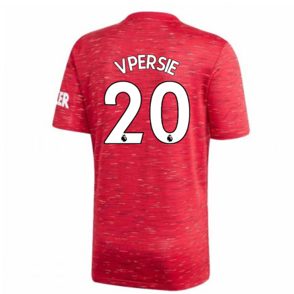 2020-2021 Man Utd Adidas Home Football Shirt (Kids) (V.PERSIE 20)_0