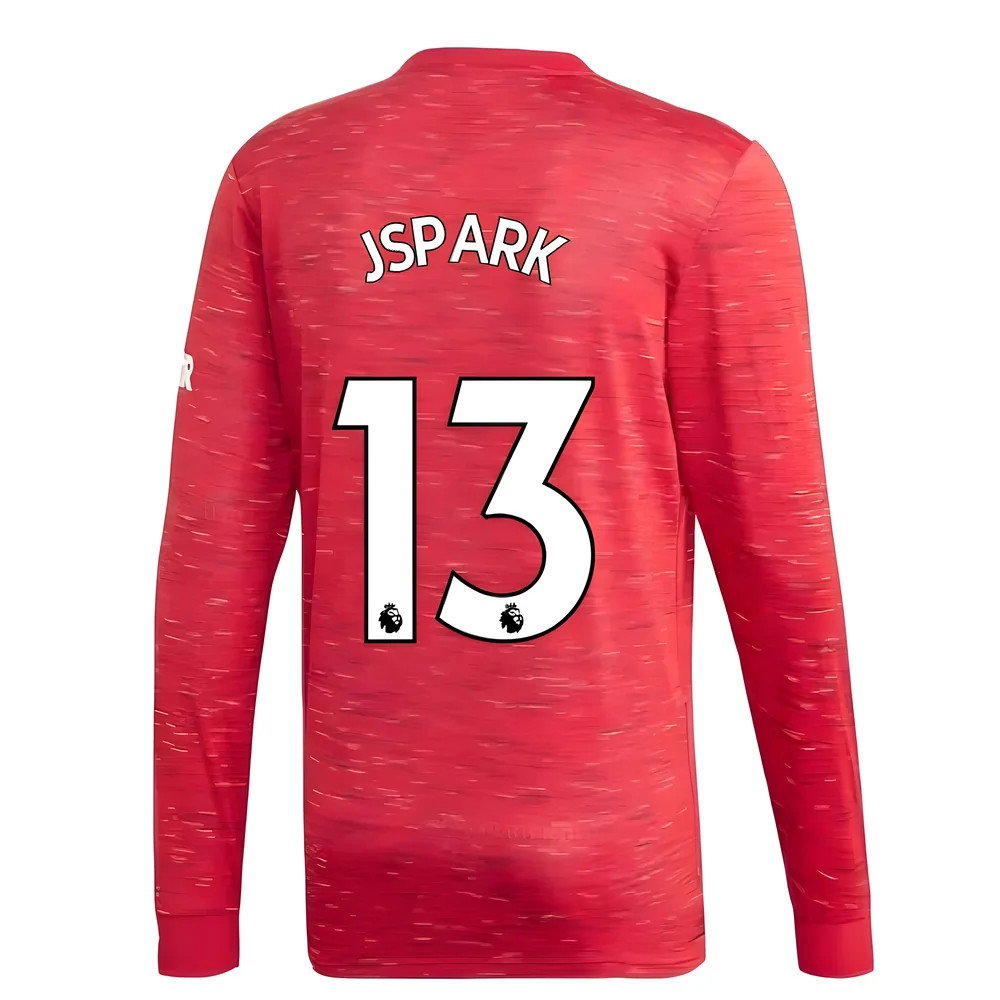 2020-2021 Man Utd Adidas Home Long Sleeve Shirt (J.S.PARK 13)_0