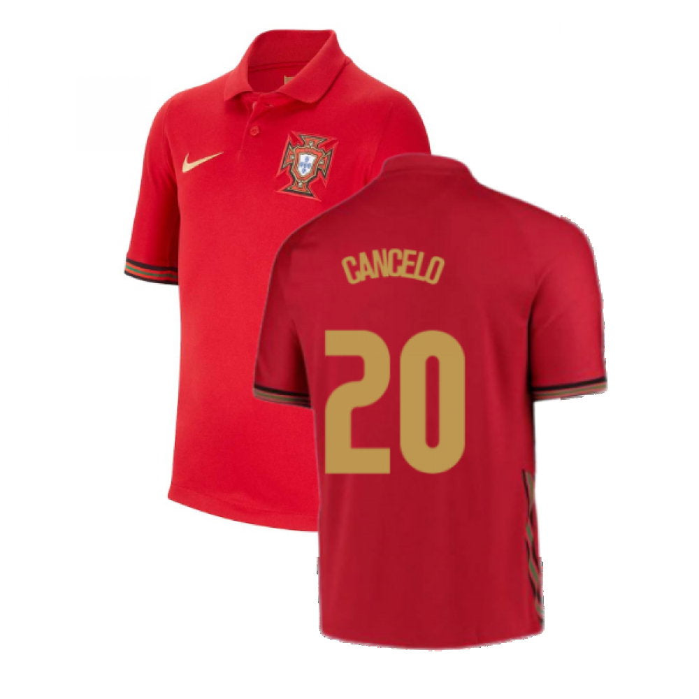 2020-2021 Portugal Home Nike Shirt (Kids) (Cancelo 20)_0
