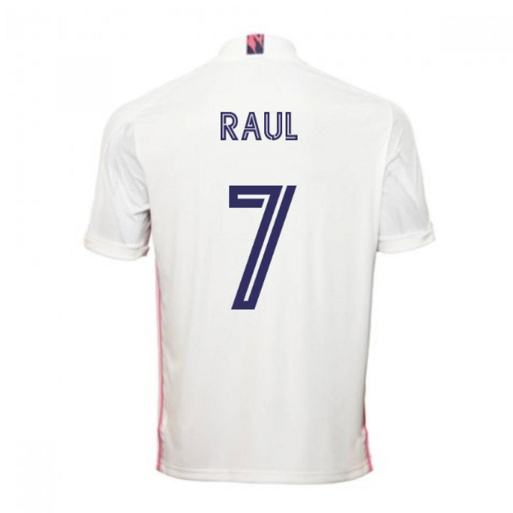2020-2021 Real Madrid Adidas Home Football Shirt (RAUL 7)_0