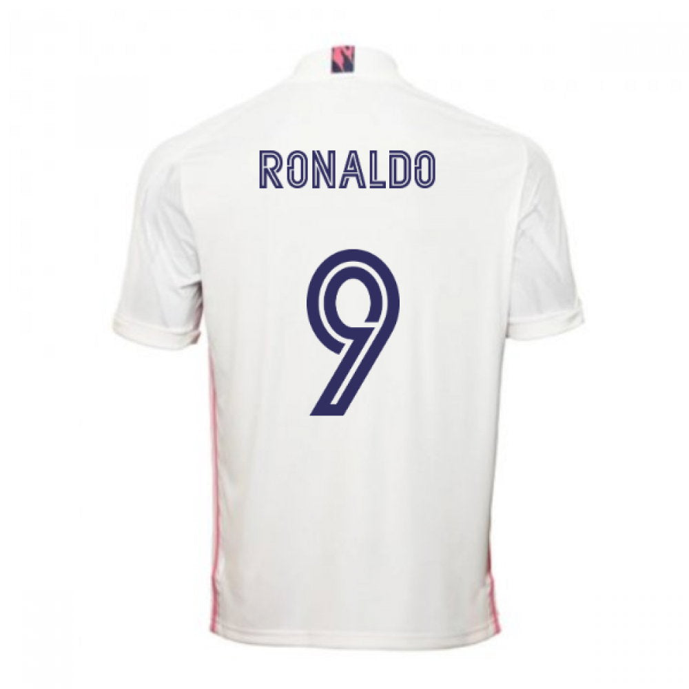2020-2021 Real Madrid Adidas Home Football Shirt (RONALDO 9)_0