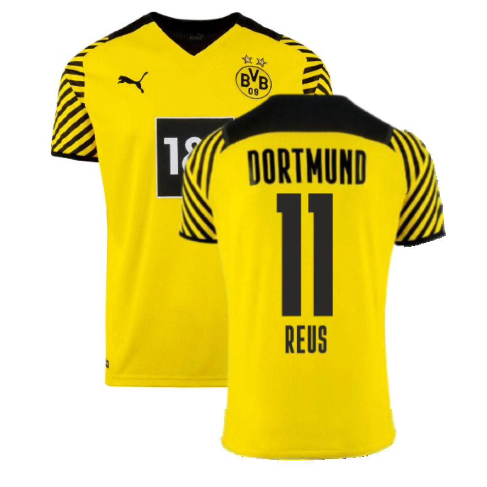 2021-2022 Borussia Dortmund Home Shirt (Kids) (REUS 11)_0