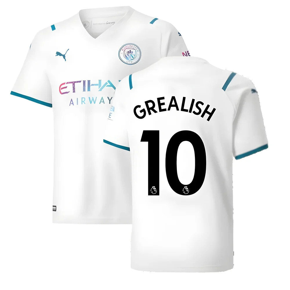 2021-2022 Man City Away Shirt (Kids) (GREALISH 10)_0