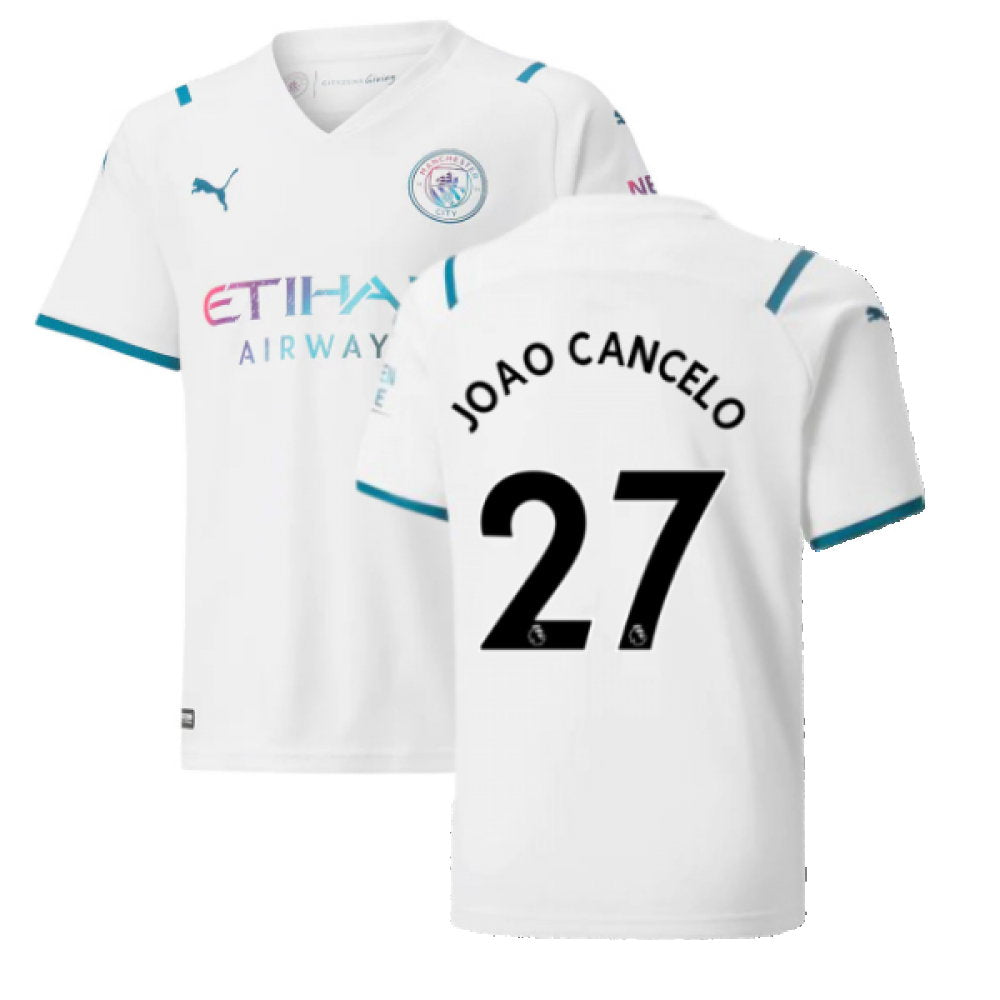 2021-2022 Man City Away Shirt (Kids) (JOAO CANCELO 27)_0